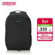美旅雙肩包男士休閑旅行包大容量背包16英寸電腦包NB4黑 新年禮物