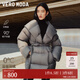 VEROMODA羽絨服2025冬季新款90白鴨絨連帽休閑羽絨服新年過(guò)年 花崗石灰色 S