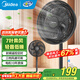 美的（Midea）電風(fēng)扇家用七葉遙控定時(shí)大風(fēng)力落地扇宿舍臥室低噪輕音臺式立式搖頭空氣循環(huán)電扇 【經(jīng)典熱賣(mài)丨射頻遙控】