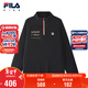 FILA【斐暖功能】斐樂(lè )兒童長(cháng)袖T恤2025冬季男中大童加絨上衣
