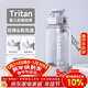 希樂(lè )（cille）大容量水壺戶(hù)外Tritan運動(dòng)水杯男士學(xué)生兒童吸管杯便攜夏季杯子