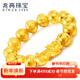 兆亮黃金手鏈男士3D硬金貔貅手鏈足金手鏈轉運珠手串 送男友新年禮物 單貔貅+（18顆）金珠  16.78克
