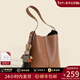 viney新款水桶包包女包牛皮斜挎包大容量生日新年禮物送女友老婆 【焦糖色】實(shí)用高檔輕奢托特包 時(shí)尚品牌百搭通勤單肩包