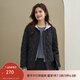 纖莉秀【葫蘆裥保暖鎖溫連帽棉服】大碼女裝百搭外套胖mm冬裝新款5245 黑色 4XL