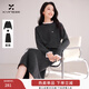 香影法式針織套裝女含羊毛2025冬季新款深灰毛衣半身裙氣質(zhì)兩件套 深灰 L