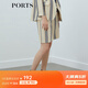 PORTS寶姿 商場(chǎng)同款新品女裝條紋網(wǎng)眼肌理短褲LL8P055KFQ051 丈青條紋 S (4)