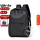 Walker Shop【2026年新款】雙肩包男簡(jiǎn)約商務(wù)旅行電腦背包大容量書(shū)包男 黑色【禮盒裝/京倉極速發(fā)貨/次日達】 寬30*厚16*高45cm