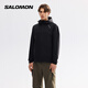 薩洛蒙（Salomon）男款 戶(hù)外運動(dòng)防潑水透氣外套軟殼茄克 OTHRYS SOFTSHELL JACKET 黑色 C24036 L 175/96A