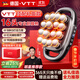 VTT【德國】十六頭筋膜槍腿部全自動(dòng)揉捏全身深層肌肉器腰腿部電動(dòng)頸膜16肩頸小腿按摩儀生日禮物女生 【16頭頂配款】30檔+動(dòng)力鋰電池+德國品牌電機灰