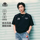 卡帕（Kappa）背靠背短袖t恤男2026新款情侶裝夏季寬松涼感運動(dòng)上衣K0GX2TD40D 黑色-990 S
