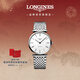 浪琴（LONGINES）瑞士手表 嘉嵐系列 男士鋼帶機械表 L49084116