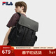 FILA斐樂(lè )【黑武士】雙肩包老花輕便大容量背包秋季新款時(shí)尚書(shū)包 正黑色-BK XS