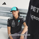 adidas梅賽德斯AMG馬石油F1車(chē)隊華夫格運動(dòng)短袖POLO衫男阿迪達斯   黑色   M