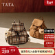 TATA他她書(shū)包2025款雙肩包初中生ins小眾包高中生輕便包X3527DX5 棕色 F