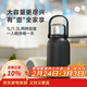 樂(lè )扣樂(lè )扣（LOCK&LOCK）大容量不銹鋼保溫壺保溫保冷水壺戶(hù)外旅行運動(dòng)水壺帶提手1.3L黑色