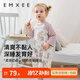 嫚熙（EMXEE）嬰兒睡袋新生兒寶寶七分袖兒童睡袍空調房睡衣夏季薄款 夢(mèng)幻樂(lè )園-七分袖 90碼【建議身高78-90cm】
