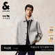 杰克·瓊斯（JACK&JONES） 男裝冬季羊毛混紡經(jīng)典運動(dòng)廓形簡(jiǎn)約翻領(lǐng)毛呢大衣外套225427037