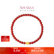 周大福SOINLOVE蜜粉金十里紅妝葫蘆福祿黃金玉髓手串VR1607禮物