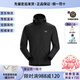 始祖鳥(niǎo)買(mǎi)手代購Kyanite Lightweight Hoody男士刺繡抓絨連帽夾克沖鋒衣 Black 2XL (128) 中國碼