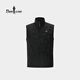 比音勒芬【90白鴨絨】秋冬男士休閑簡(jiǎn)約百搭彈力舒適立領(lǐng)羽絨馬甲外套 07黑色 M （100）