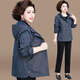 緹米媗媽媽春裝2026新款外套加肥加大碼中老年風(fēng)衣女春秋200斤洋氣上衣 藍色8802款主 2XL （推薦105-120斤) 送運費險