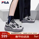FILA斐樂(lè )跑步鞋男鞋女鞋情侶鞋掠奪者 2休閑鞋慢跑運動(dòng)鞋 【女款】黑/南極灰-BA 38