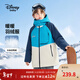 迪士尼（Disney）童裝男童羽絨服大朵白鴨絨兒童戶(hù)外滑雪加厚保暖拼色羽絨服外套 深綠 140