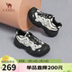 駱駝（CAMEL）登山鞋戶(hù)外休閑鞋女網(wǎng)面3.0閃電丑萌鞋 L24A469693 米/銀/黑 35