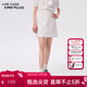 LIME FLARE萊茵2023夏季新款小香風(fēng)高腰A字裙小眾別致商場(chǎng)同款半身裙宮廷風(fēng) 白色 M