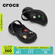 CROCS卡駱馳貝雅云彩暖棉洞洞鞋休閑棉鞋女鞋男鞋一腳蹬|208708 黑色-001 38 (240mm)