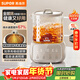 蘇泊爾（SUPOR）全玻璃養生壺 煮茶壺1L迷你養生杯煮茶器花茶壺 恒溫壺 母嬰級 保溫燒水壺0膠水 SW-10Y08QA