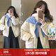 茵曼2025冬季女裝新款三防毛絨領(lǐng)工裝羽絨服高充絨量鴨絨保暖外套 暖杏色 M 163-167cm /111-120斤