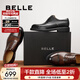 百麗（Belle）【禮盒款】三接頭牛津鞋男商務(wù)正裝皮鞋A2126CM5 黑色（三接頭款） 41 (255mm)