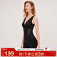 美人計國潮大師系列連體衣春夏塑形身內衣收腹女6097 優(yōu)雅雅黑 L (建議體重45KG_55KG)