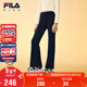 FILA【斐暖功能】斐樂(lè )兒童童裝2025年冬季女童微喇打底褲