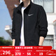 耐克（NIKE）外套男士上衣 25夏季新款運動(dòng)服裝立領(lǐng)休閑防風(fēng)衣冰絲速干夾克 FB7500-010 L