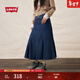 Levi's李維斯25年秋冬新款女士美式復古時(shí)尚簡(jiǎn)約潮流休閑牛仔裙 中藍 XS (25)