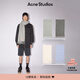Acne Studios【禮物】純色流蘇雙面羊毛圍巾披肩 淺麻灰色