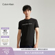 Calvin KleinJeans夏季男女情侶中性休閑年輕多色ck印花修身打底短袖T恤上衣