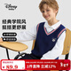 迪士尼寶寶（Disney Baby）童裝兒童馬甲男女童毛衫中大童春季學(xué)院百搭針織背心 深藍 150
