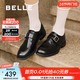 百麗（Belle）阿秋同款時(shí)光旅人樂(lè )福鞋女商場(chǎng)款質(zhì)感通勤單鞋E1F1DAM6預售 黑色 36