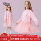 迪士尼寶寶（Disney Baby）女童裙子兒童連衣裙中大童裝春季網(wǎng)紗公主裙甜美舒適裙 粉紅 140