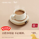 OIDIRE（偶點(diǎn)）加熱杯墊恒溫杯墊保溫杯墊加熱杯恒溫杯牛奶加熱器保溫底座茶杯墊養生杯暖暖杯可調溫智能 0L -白色標準款【不帶水杯】