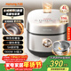 九陽(yáng)（Joyoung）【全域蜂窩0涂層】低糖1300W電飯煲電飯鍋4升3-4人無(wú)涂層5A認證316L內膽IH加熱40F550L國家補貼