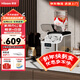 惠康（HICON）制冰機家用商用擺攤全自動(dòng)冰塊機30/35kg大容量酒吧冰塊奶茶店全自動(dòng)制冰機方塊制冰器 爆款【倒扣桶+自吸桶】不銹鋼-預約制冰-產(chǎn)30KG