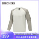 斯凱奇（Skechers）男士秋冬季抗菌寬松長(cháng)袖T恤衫P425M111