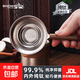 純鈦茶濾99.9%抑菌實(shí)木柄純鈦茶隔茶漏密孔茶隔辦公泡茶茶具配件 冰花實(shí)木純鈦茶隔茶漏（密孔）