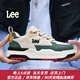 Lee男鞋新款潮流休閑鞋男士增高運動(dòng)板鞋舒適鞋子潮鞋韓版增高面包鞋 綠色 41 【偏大/請拍小一碼】