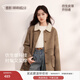 香影【咩咩絨】?jì)擅娲淦そq外套女2025秋冬新款皮毛一體仿生皮草 焦糖色 S