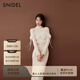 SNIDEL秋冬薄紗吊帶半高領(lǐng)針織連衣裙兩件套SWNO245065 象牙白 均碼 （F）